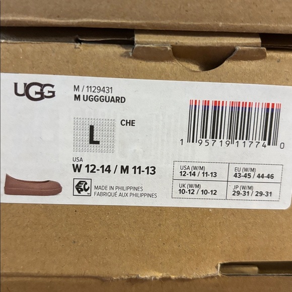 UGG Rubber Guard Boot Covers in Chestnut,  NIB SZ L. W 12-14 / M 11-13 - Picture 10 of 11